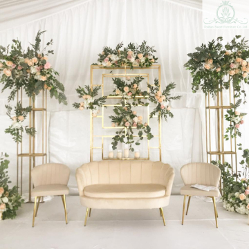 High-Quality Modern White Wedding Sofa Set and Design Furniture for Sale