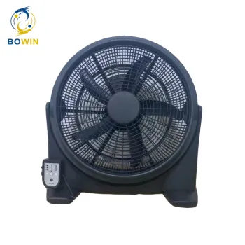 South America Mexico Remote Control 20'' Box Fan with 7.5 Hour Timer