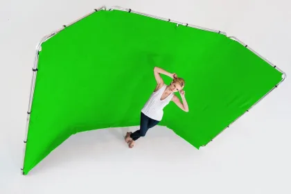 Lastolite LL LB7622 4m Panoramic Green Screen Backdrop with Frame