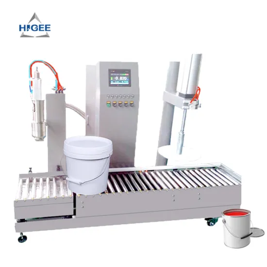 Higee 10-30L Automatic Bitumen Coating Resin Paint Filling Machine