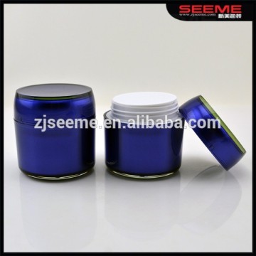 high end cosmetic jar for skin care ,round acrylic facial mask acrylic fancy jar 80g 80ml