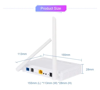 2.5 Gigabyte Wi-Fi GPON Wireless Modem with VOIP and ONT Router