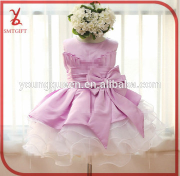 XD20 2015 spring and summer bow dress children birthday party dress