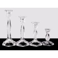 Glass candle stick holder