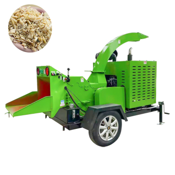 Mobile Wood Chipper 80 mm 10 -calowy drewniany szabaw słomka drewniana shredder maszyna