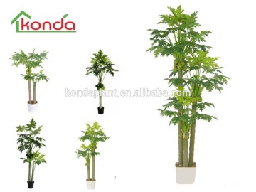 Artificial plants for park/building center/playground/shopping mall indoor&outdoor decorstion artificial papaya tree