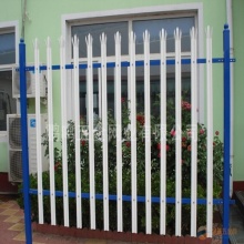 PVC coated white picket fence