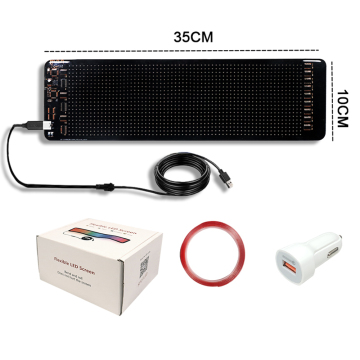 Flexible Car LED Display for Mobile Subtitle Screen Advertising