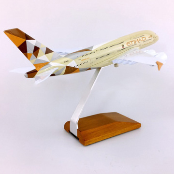 30 cm 1/250 Échelle alliage Etihad Airways A380 Simulation en résine Aircraft de passager statique: informations et fonctionnalités détaillées