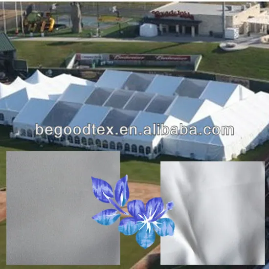 Inherently flame retardant tent