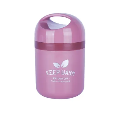 INS Hot 304 Stainless Steel Insulated Soup Tumbler Flask Cup