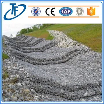 PVC coated galfan wire gabion/Gabion Retaining Wall