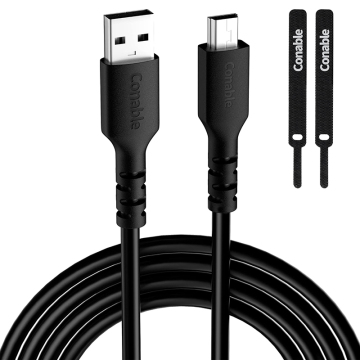 USB 2.0 to T-Port 5P Tinned Copper Mini USB Data Cable for Hard Drives and Mobile Phones