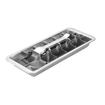 Stainless Steel Ice Cube Mold with Lid