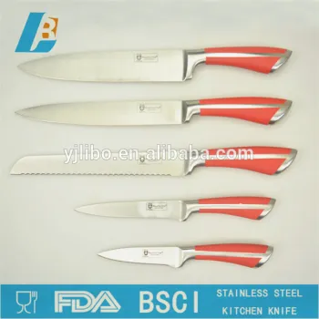 hot selling kitchen knife set with ABS handle