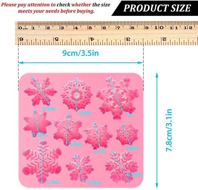 Christmas Snowflake Silicone Mold