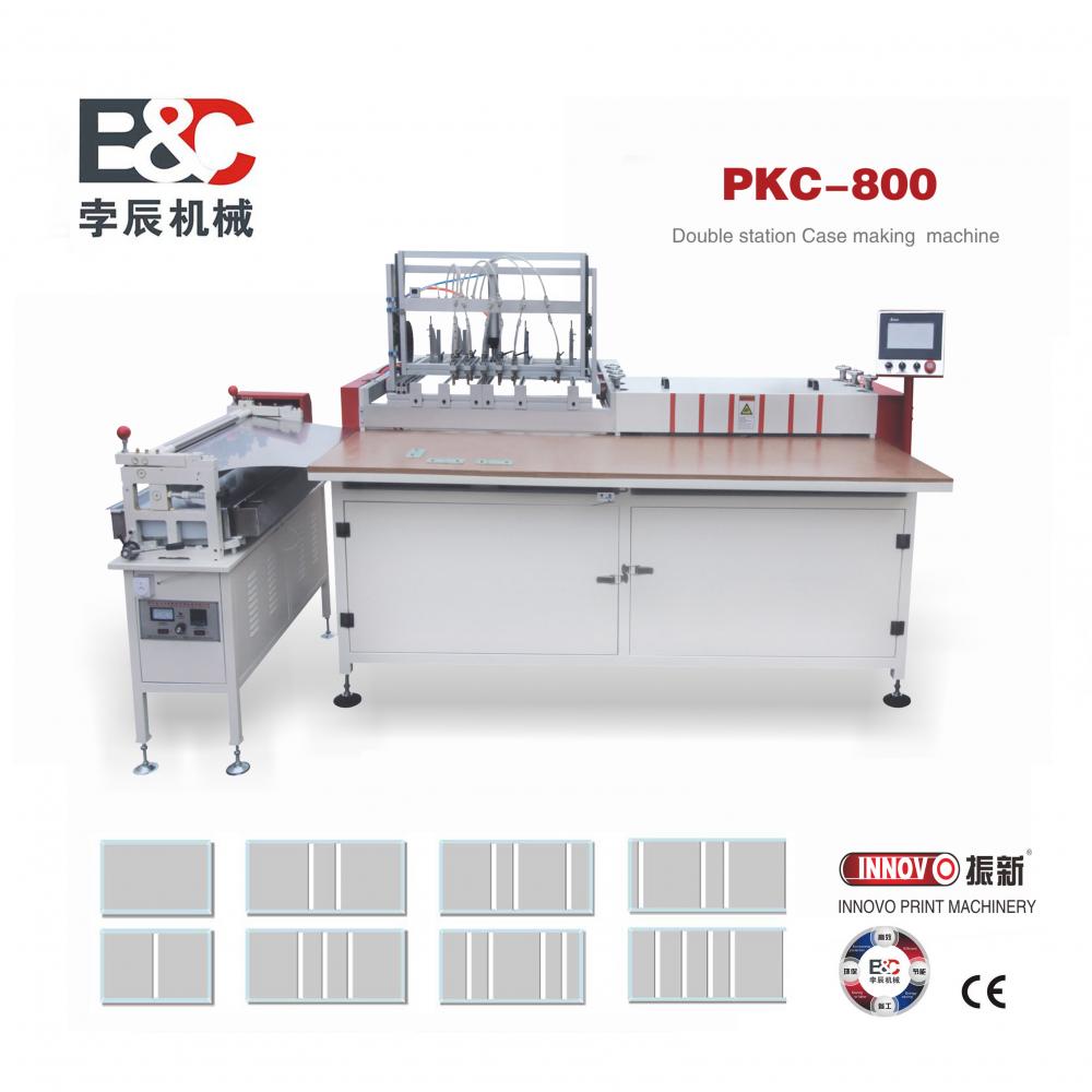 Double station case book cover making machine/calendar making machine