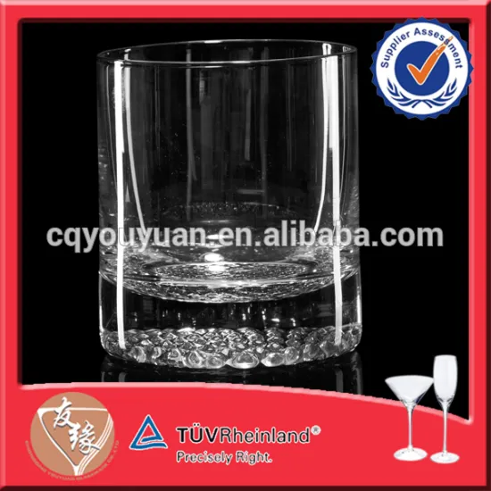 Pearl Shape Round Bottom Heat Resistant Clear Glass Water Cup