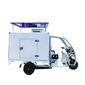 Customized PV-Powered Electric Refrigerated Tricycle Fix Rural Cold Chain Power Shortage
