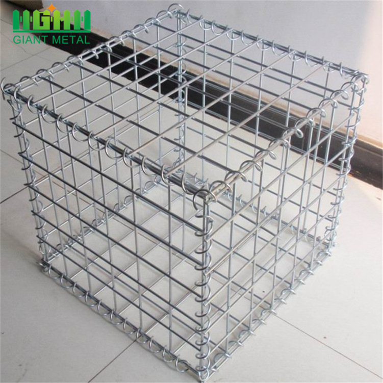 high quality galvanized welded gabion basket retaining wall