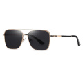 Metal Double Bridge Men's Sunglasses