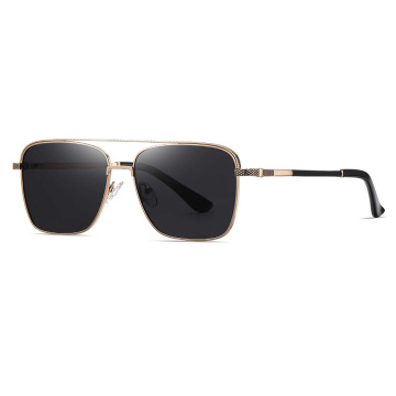 Metal Double Bridge Men's Sunglasses