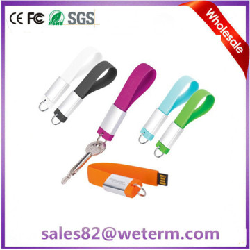 Waterproof Plastic USB Cases Silicon Key chain USB Pen Drive