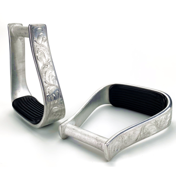 Western Style Aluminum Horse Stirrups