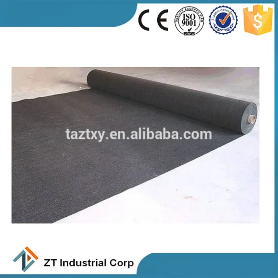 GB standard 140g m2 black spunbond nonwoven long fiber geotextile