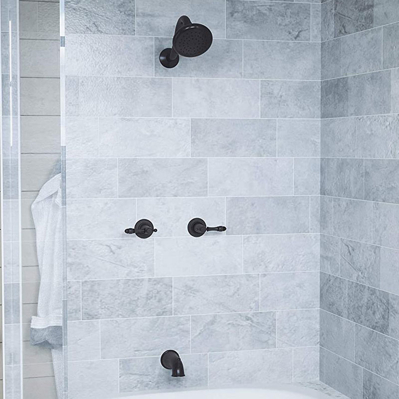 Δύο βρύση ντους με το Tub Tub με το Diverter