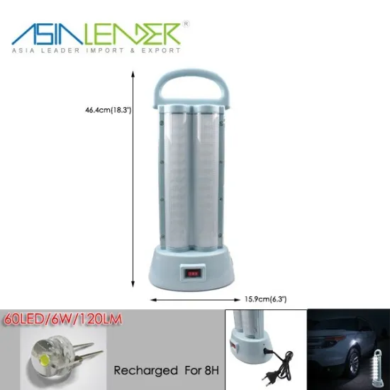 ABS Constant Lighting 4 Hours LED Emergency Charging Light 60 LED Battery Backup LED Emergency Light