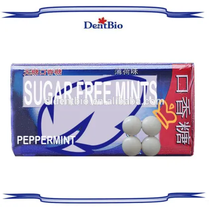 Chewing gum strong peppermint chewing gum