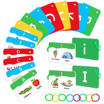 ABC Letter Learning Flashcards Alphabet Flash Letter Cards