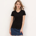 Black Damen T-Shirt Anpassung