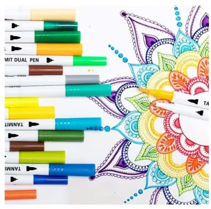 Water Color Real Refillable Marker Dual Brush Art Markers