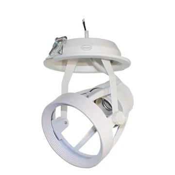 LEDEAST TACF Commercial White Indoor Recessed Light Fixture PAR30 Bulb Socket Downlight Lamp Holder