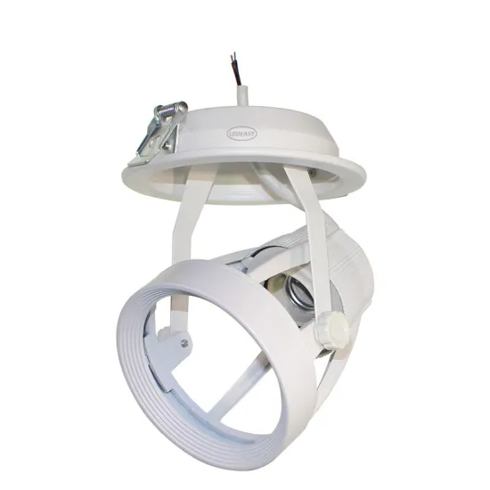 LEDEAST TACF Commercial White Indoor Recessed Light Fixture PAR30 Bulb Socket Downlight Lamp Holder