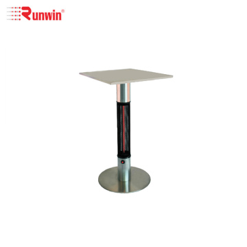 Infrared Electric Heater Table: Patio Vertical Central with Square Bar