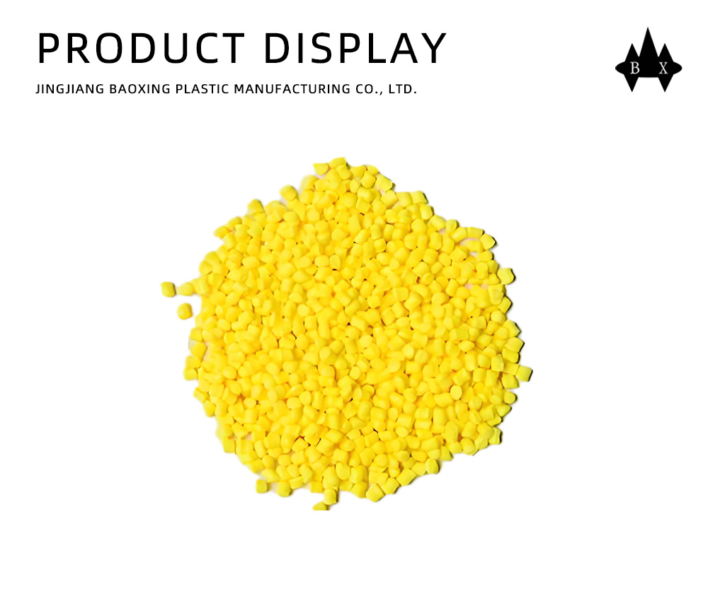 Bright Yellow PVC Plastic Granules for Building Profiles X