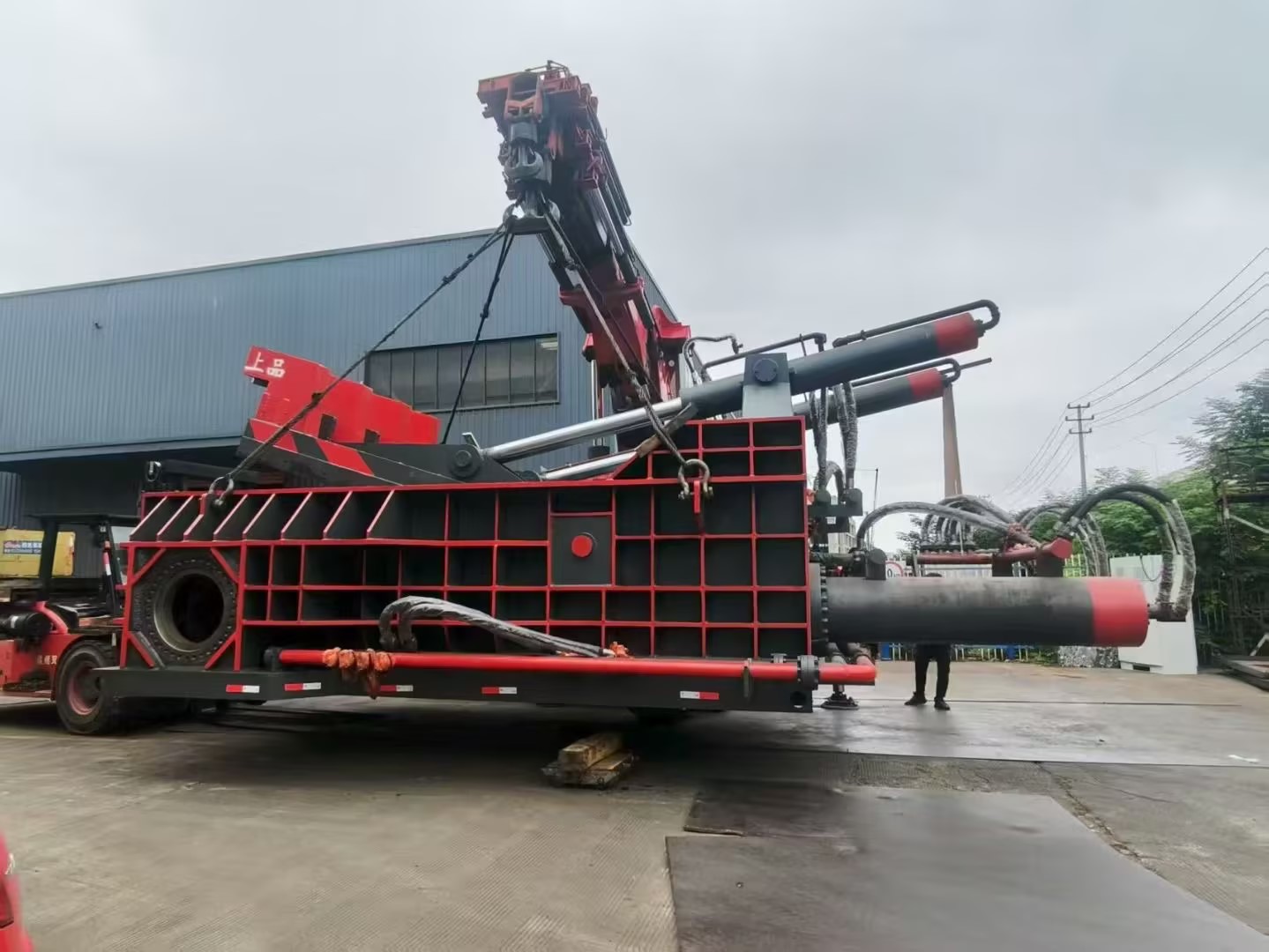 1000t hydraulic metal baler