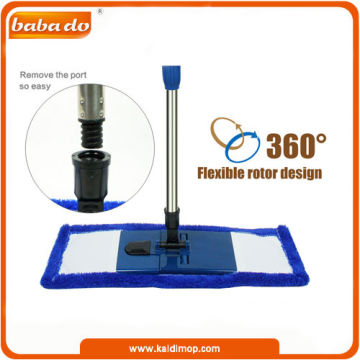 2016 new cleaning product width plate microfiber mop