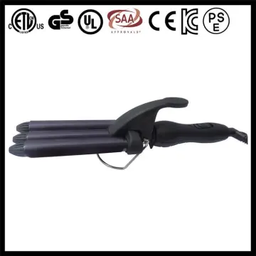 Hot selling mini travel triple barrel wave curling iron