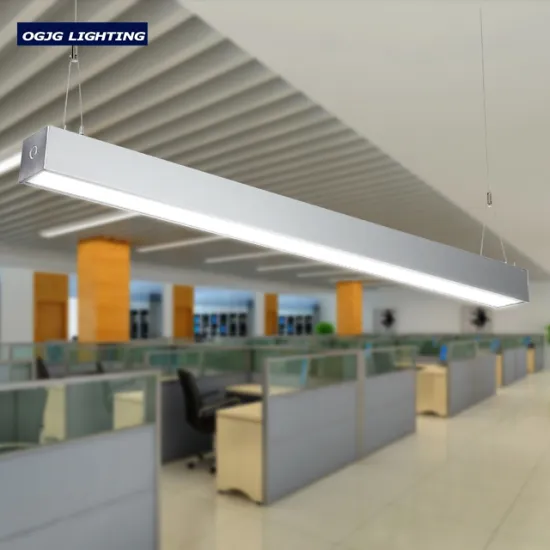 Linkable Aluminum Body LED Tubes for Office Hanging Up and Down Linear Lighting