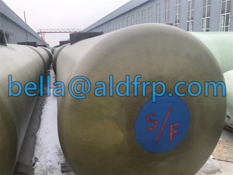 Underground 60000 liters sf oil fuel storage tank