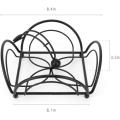 Porte-serviette fleur plat avec bras lesté