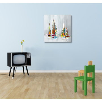 Seascape Sail Boats Metal Art
