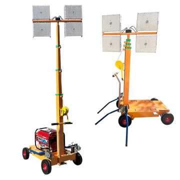 Portable Mobile LED Lighting - 1000 Watt Wheeled Lunar Light
