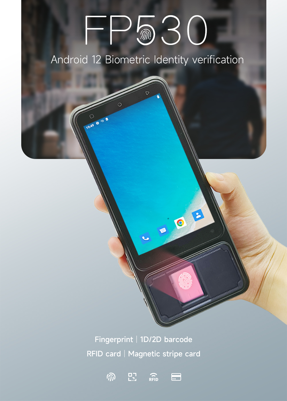 FP530 handheld fingerprint recognition device