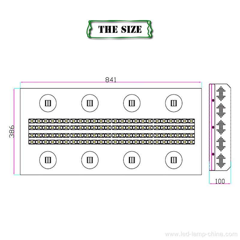 Full Spectrum 1200w Noah8 Panel LED grow light