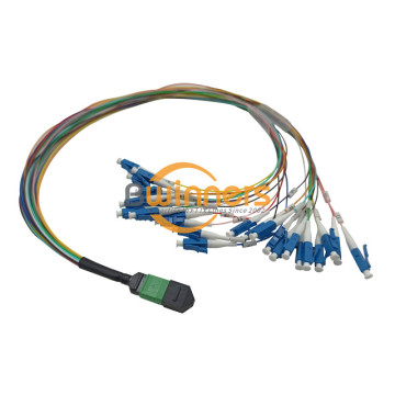 24F MPO(M)-LC UPC SM 0.9 glasvezel patchkabel type B